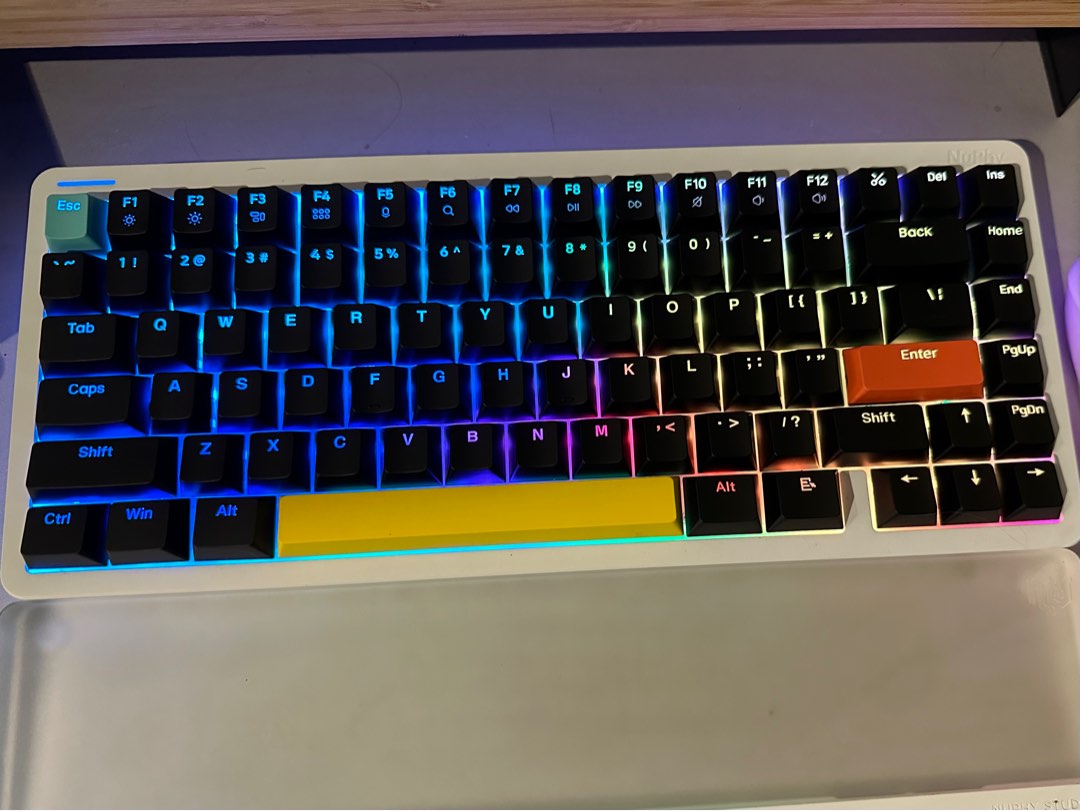 Nuphy ABS Keycaps Halo 75, Computers & Tech, Parts