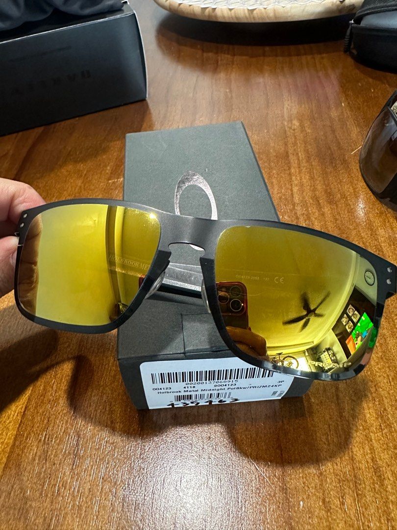 Oakley Sunglasses - Holbrook Metal Midnight PolBkw/PRIZM24KP, Men's  Fashion, Watches & Accessories, Sunglasses & Eyewear on Carousell