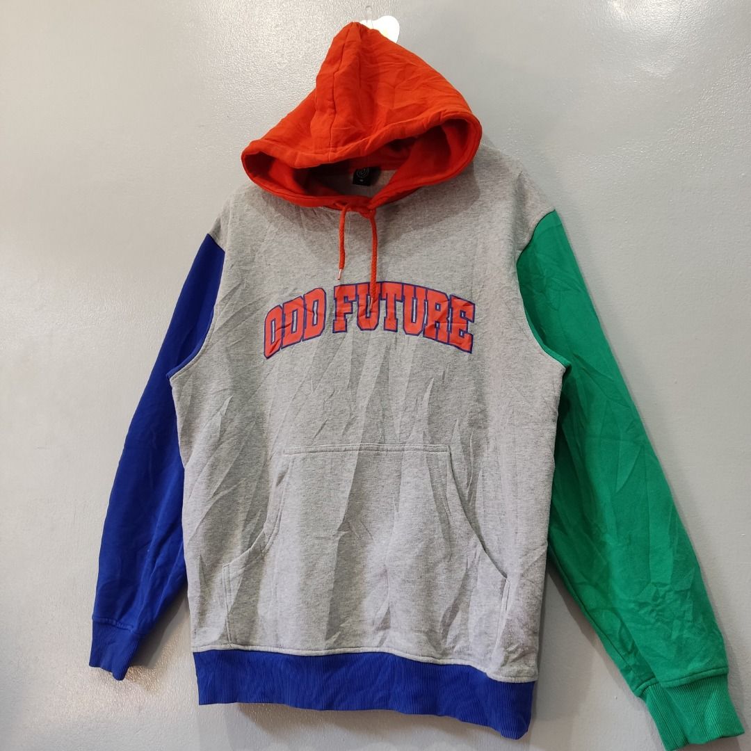 Odd Future Collegiate Color Block Hoodie Men s Fashion Tops