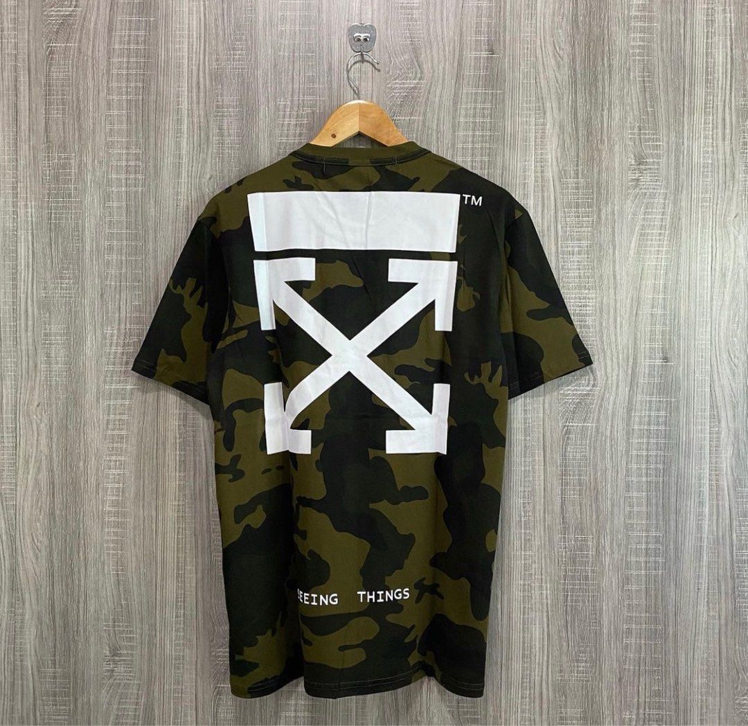 Off white t shirt store camouflage