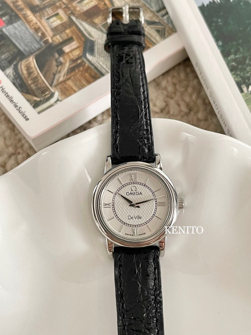 Omega deville ladies hotsell watch leather strap
