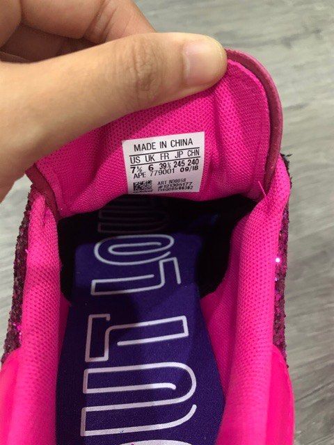 Original Women Adidas Stan Smith Shocking Pink Glitter Women s