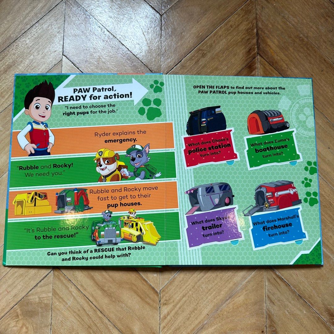 Paw Patrol Lift the Flap Book on Carousell