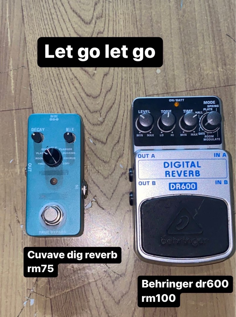 Pedal reverb behringer digital reverb cuvave dig reverb boss mxr joyo