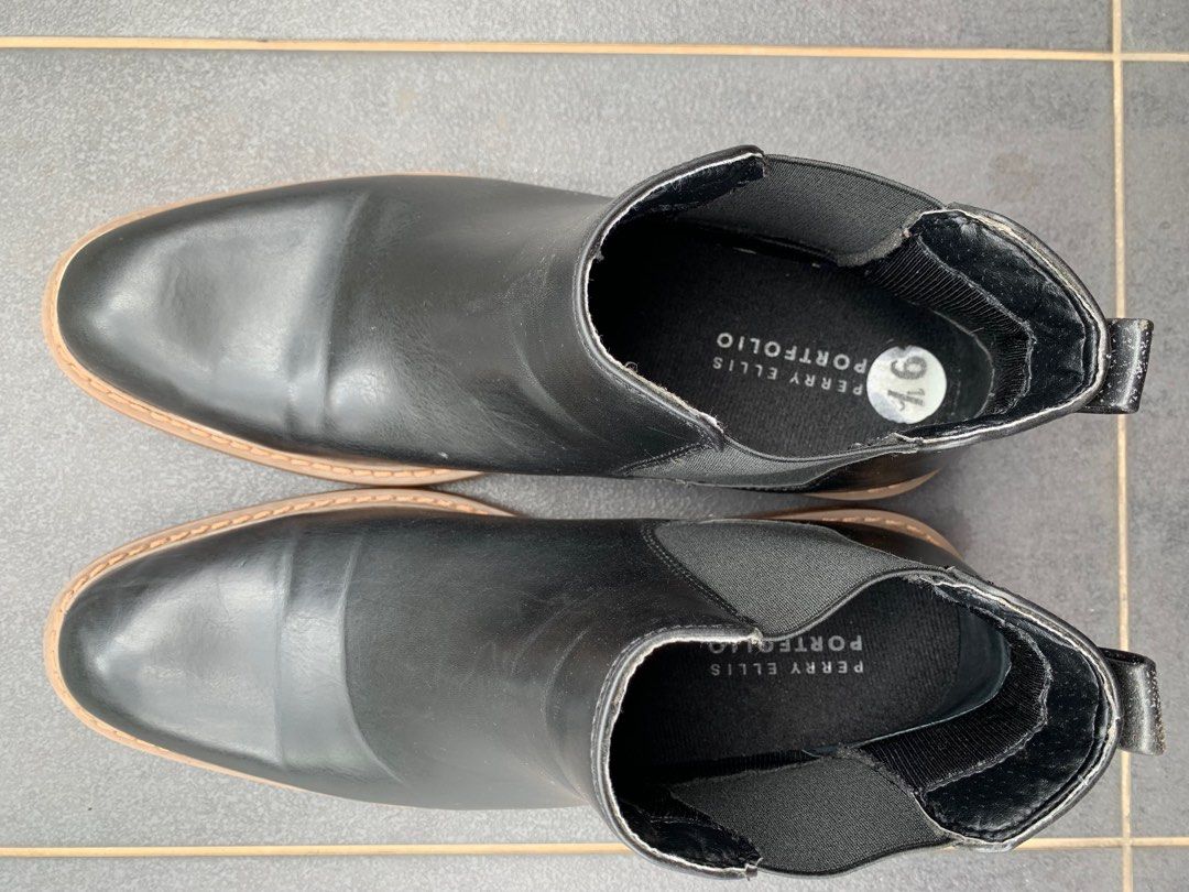 Perry ellis chelsea boots clearance