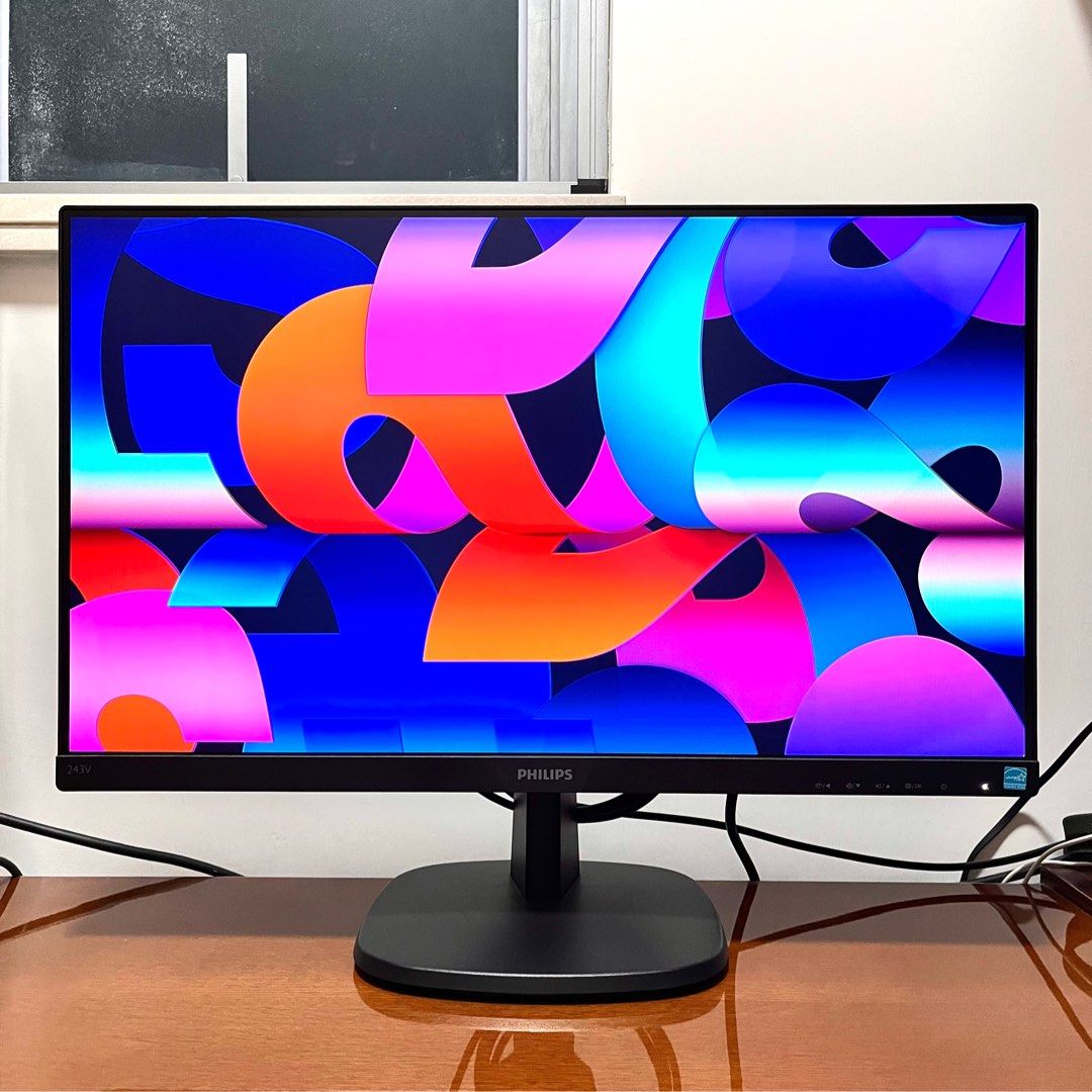 Philips 24 吋 inch LCD 全高清顯示器 Full HD Monitor 243V7QDAB, 電腦＆科技, 電腦周邊及配件