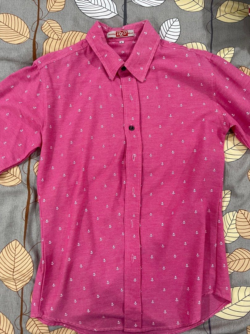 Pink Longsleeves Polo Patterned (Category: Tshirts & Polo Shirts ) located in Lucena. Submitted by rdct_ (Listing ID 1217550331, Image 1). Description: Pink longsleeves polo Anchor patterned Cotton.