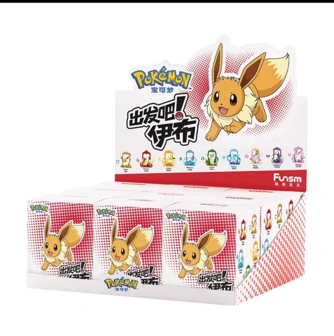 Pokemon Eevee Eeveelutions figure Statue Mystery Boxes