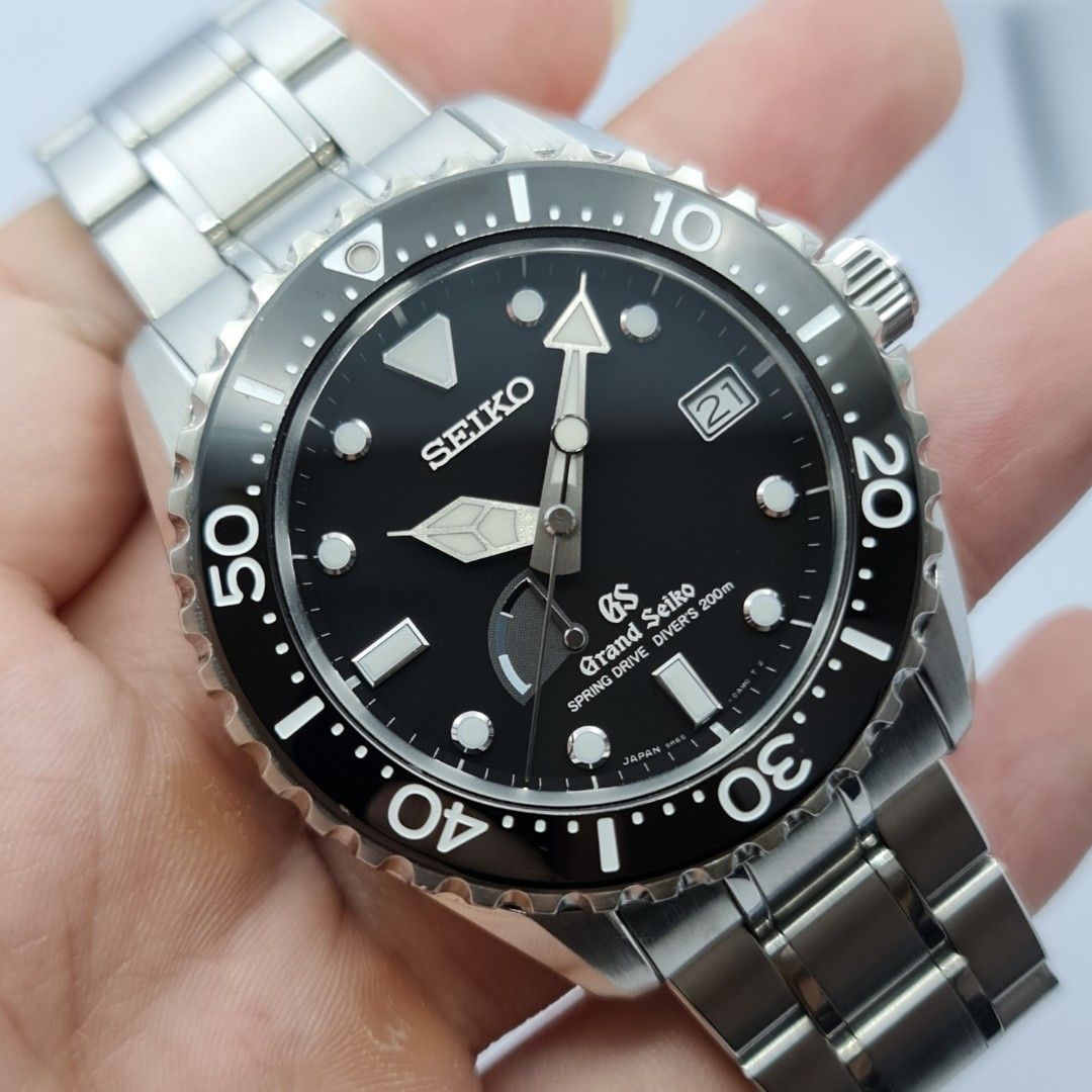 Preowned Selection | Discontinued Double Logo Grand Seiko Sport Collection  Spring Drive Diver's 200m SBGA029 not SBGA229 SBGA461, Luxury, Watches on  Carousell