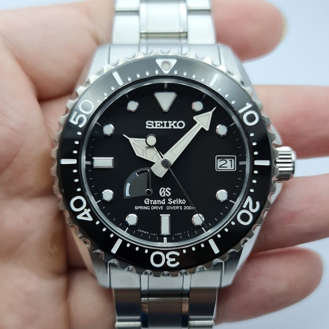 Preowned Selection | Discontinued Double Logo Grand Seiko Sport Collection  Spring Drive Diver's 200m SBGA029 not SBGA229 SBGA461, Luxury, Watches on  Carousell