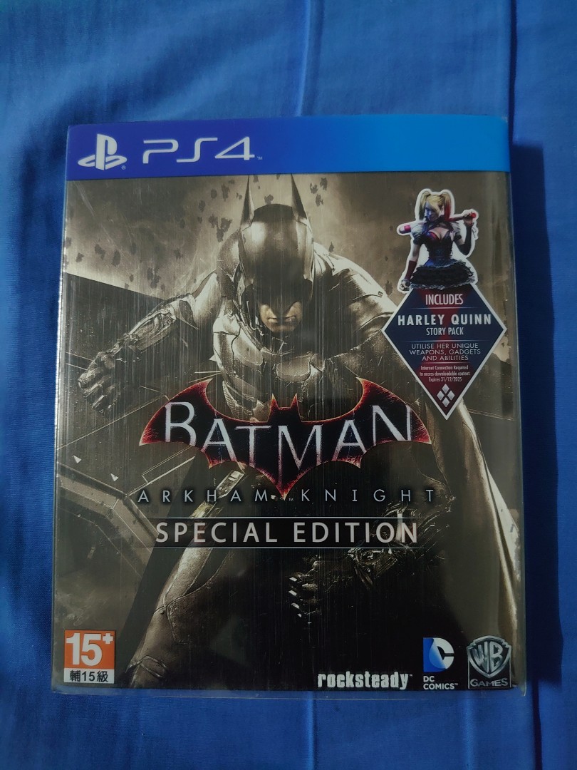 PS4 Batman Arkham Knight Special Edition with Steelcase R3, Video Gaming,  Video Games, PlayStation on Carousell