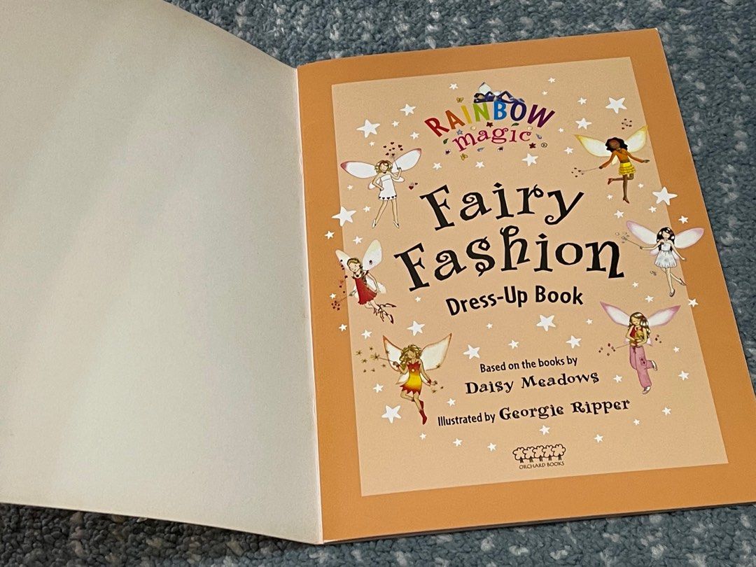 fairy fashion dress up book Fashion Design Drawing Book: Dreamy Fairy – PlayingandLearning.co.za main image 0