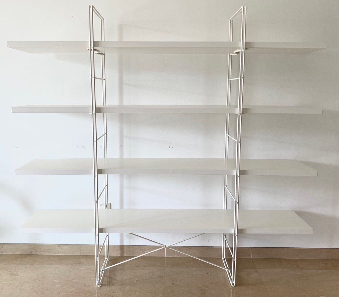 RARE Ikea shelf in white by Niels Gamelgaard, Furniture & Home