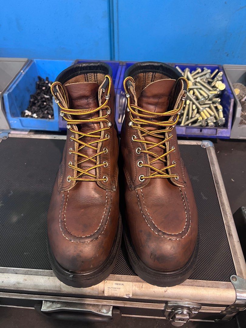 Red wing 8249 steel toe work boots