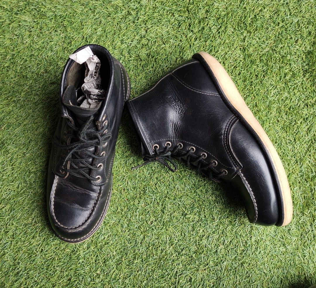 redwing moctoe 8130 black authentic, Fesyen Pria, Sepatu , Sepatu