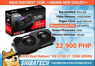 AMD RADEON rx 6700 XT
