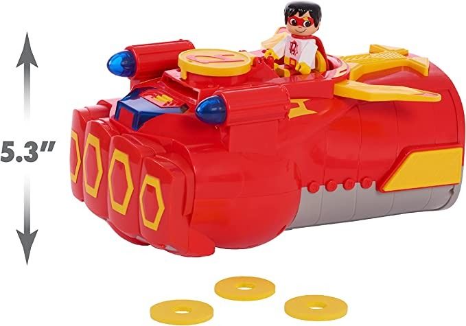 Ryan’s World Red Titan Lights and Sounds Gauntlet, Hobbies & Toys, Toys