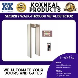 SECURITY WALK-THROUGH METAL DETECTOR