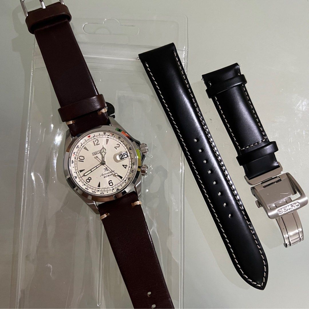 seiko alpinist spb119j1 (white / cream dial), Men's Fashion, Watches &  Accessories, Watches on Carousell