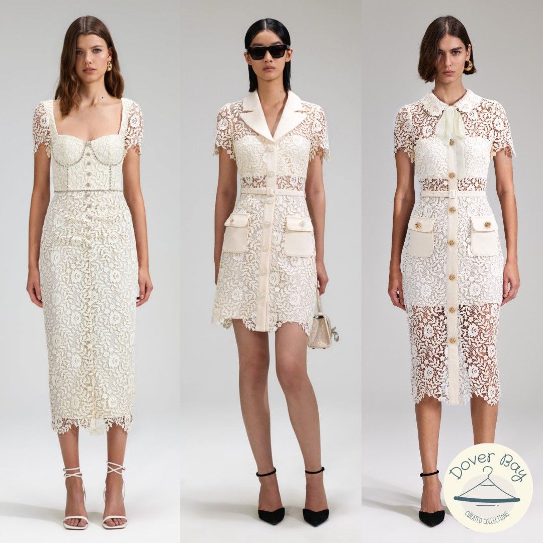 Self Portrait Cream Rose Lace Mini Dress, Midi Dress, Floral Guipure Midi  Dress, Women's Fashion, Dresses & Sets, Dresses on Carousell