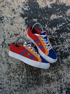 Sepatu Converse one star academy Ox Enamel red blue Second Preloved original