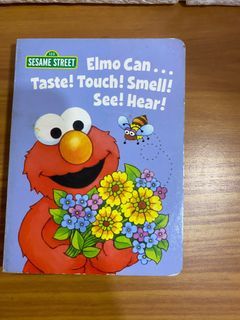 Sesame street elmo can taste touch smell see hear