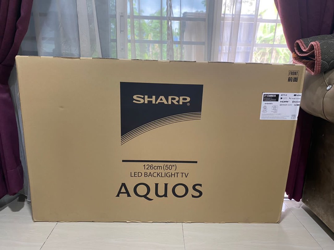 Sharp AQUOS 50 Inch 4K UHD Android LED Smart TV, TV & Home Appliances