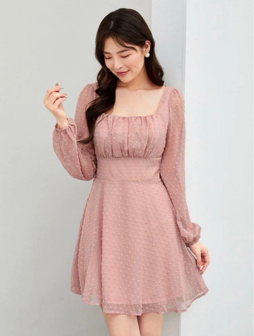 ruched bust lantern sleeve swiss dot dress Amazon.com: Women's Dresses Ruched Bust Lantern Sleeve Swiss Dot Dress Dress for Women (Color : Purple, Size : Large) : Clothing, Shoes & Jewelry