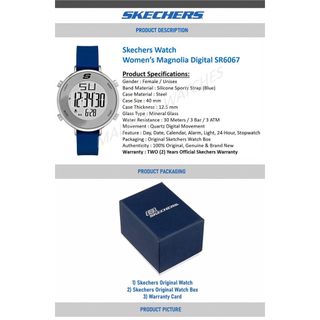 Skechers watch best sale manual