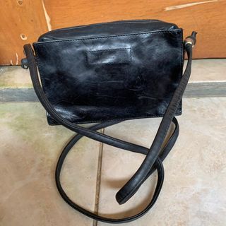 Slingbag hitam kulit asli ssamzie