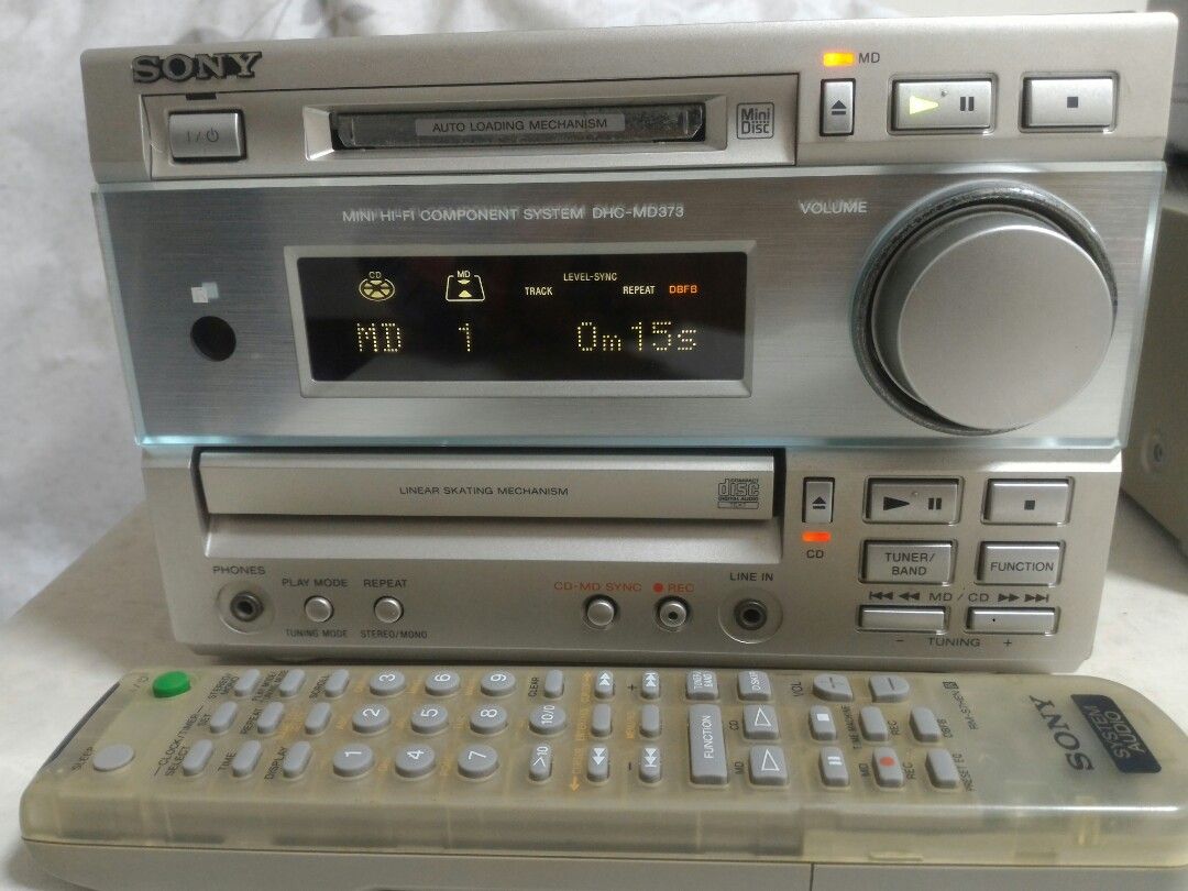 SONY CDプレーヤー HCD-MD373 - ラジオ・コンポ