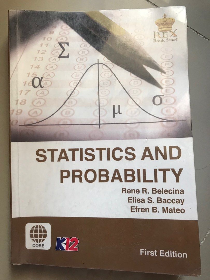 Statistics and probability book senior high school hobbies toys