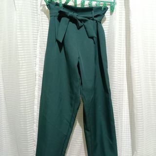 Straight Trousers - Green (Freesize fits up to Medium)