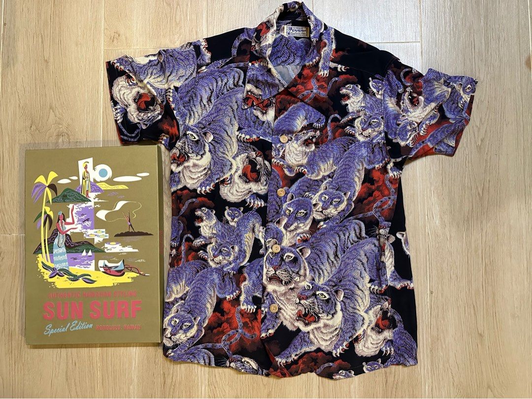 希少品】 サンサーフ 百虎 アロハシャツ サイズM Sun Surf - メンズ