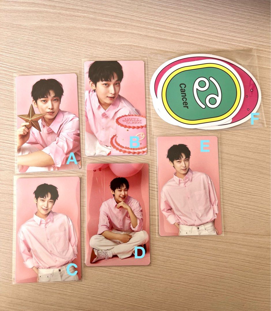 Sunoo Birthday Photocards, Hobbies & Toys, Memorabilia & Collectibles