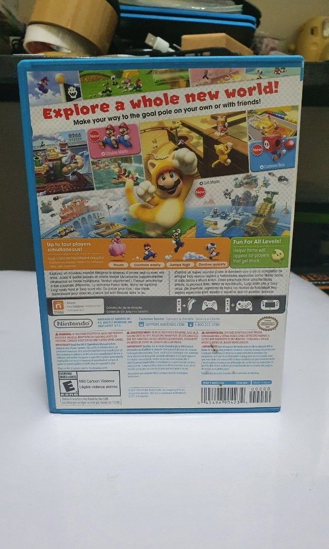 Super Mario 3D World (Nintendo Wii U) (Category: Nintendo) located in Quezon City. Submitted by itemsforadoption (Listing ID 1217557775, Image 2). Description: Rfs: Its 2023! Happy New Year! Hoping you have a good year ahead of you! If you have questions feel free to send a message. Though I'll most likely be able to reply from 10am to 8pm. Please be patient and understanding. Decluttering games and items that I've picked up or for friends and fa