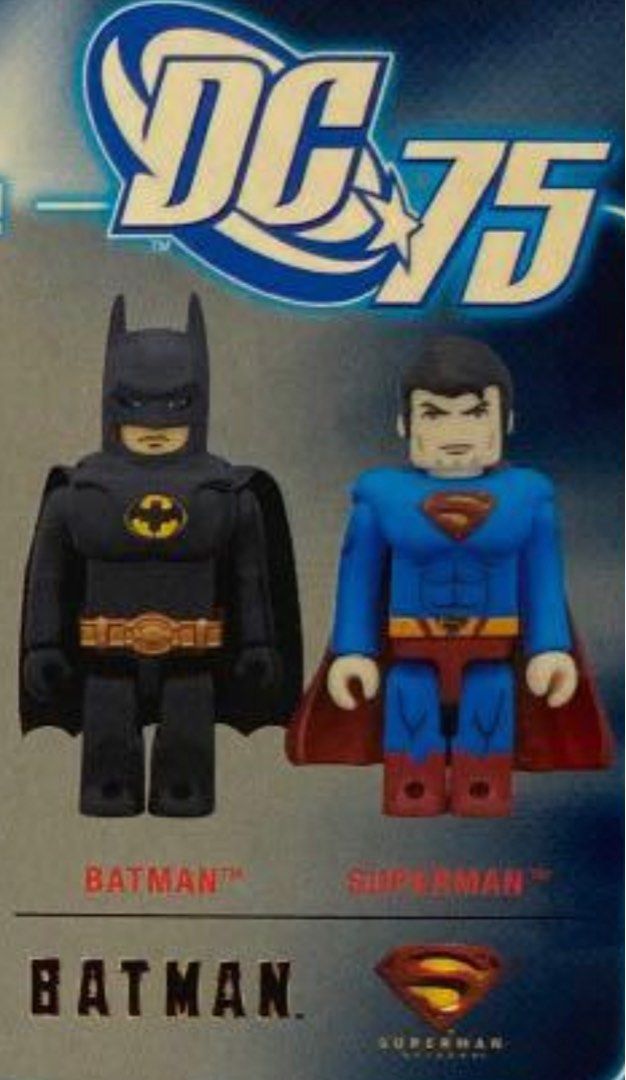 スーパーマン & バットマン 2パック BE@RBRICK MEDICOM TOY - BE