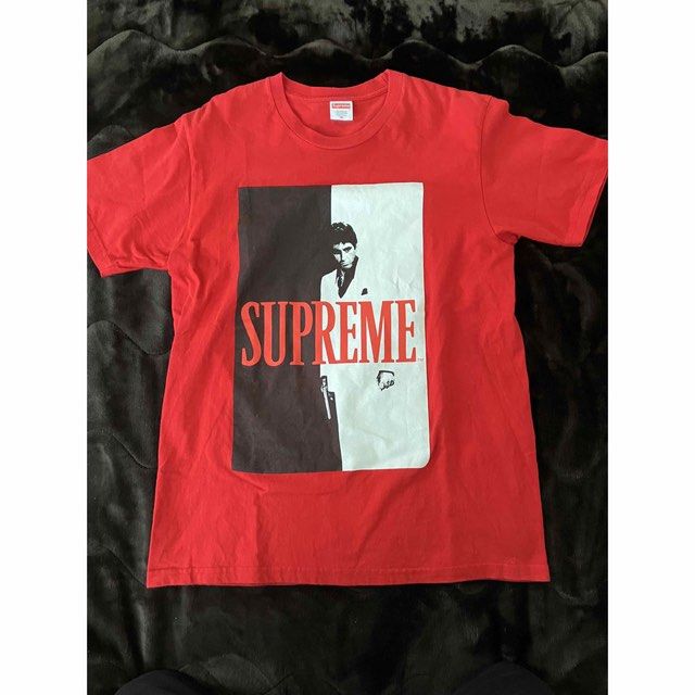 Supreme scarface tee shop red