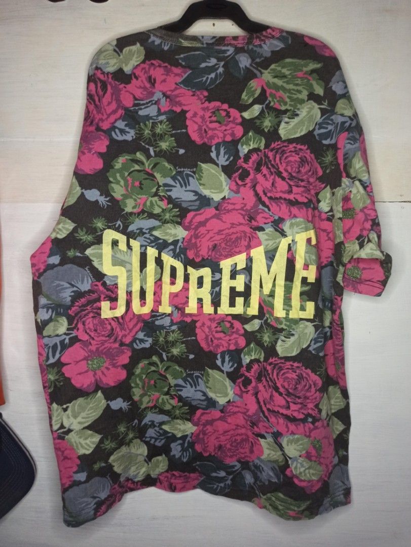 Supreme store floral shirt