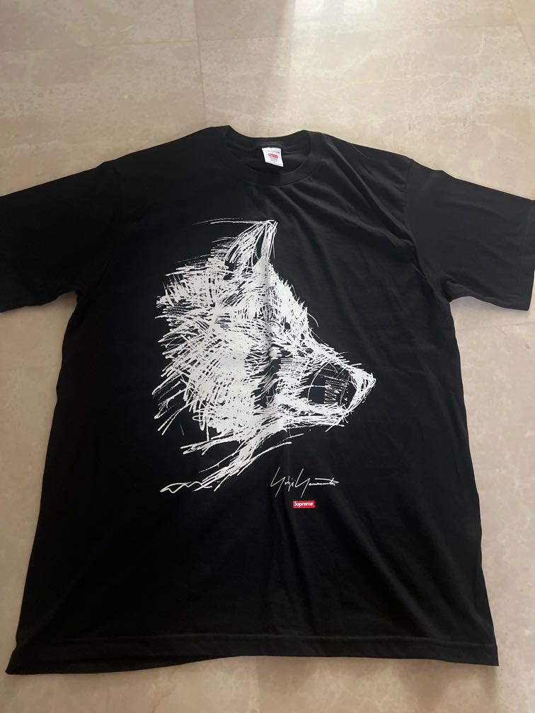 限定セールSupreme/Yohji Yamamoto Scribble Wolf Tee Tシャツ/カットソー(半袖/袖なし)