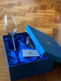 Swarovski Wine Glasses 1095948 Wine Glass Set NEW