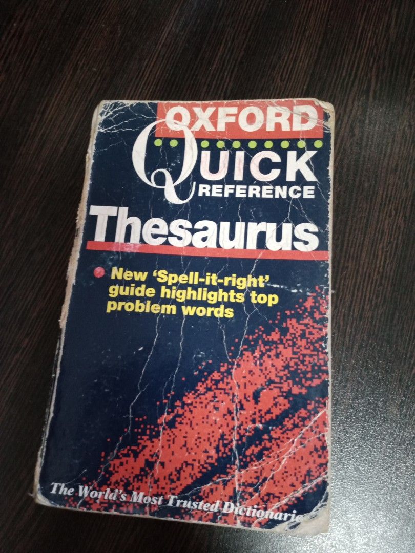 Thesaurus Quick Reference Oxford, Hobbies & Toys, Books & Magazines