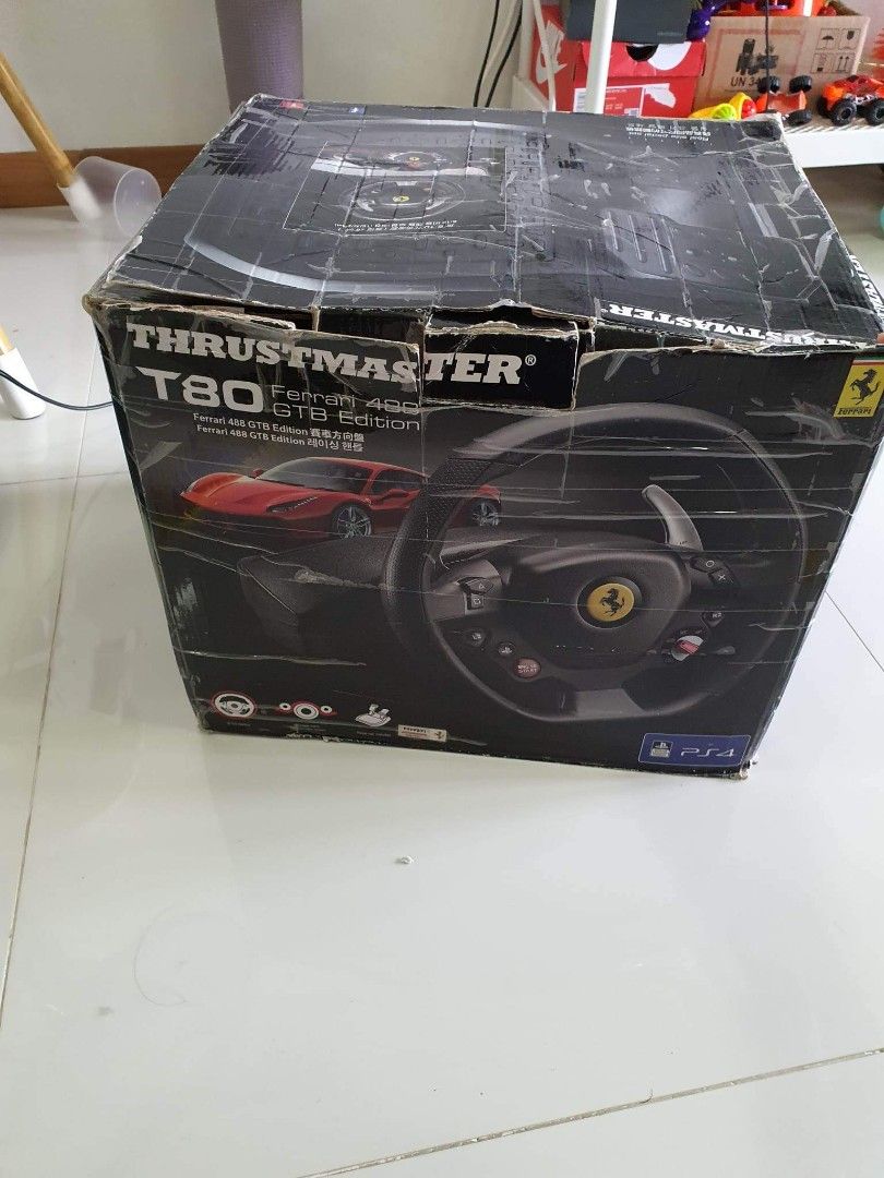  Thrustmaster T80 Racing Wheel (PS5, PS4, PC) : Everything Else