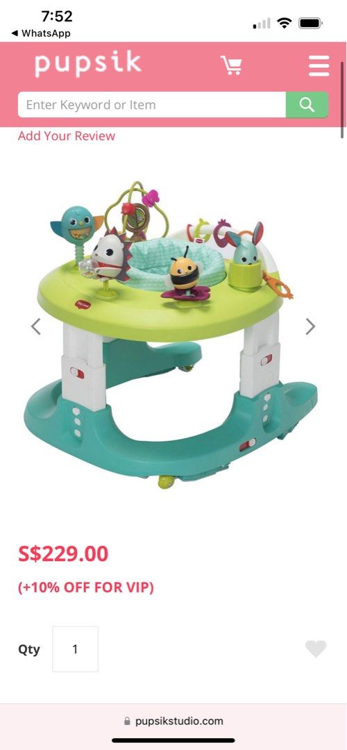 Tiny love 4 in 1 here i grow sales mobile activity center