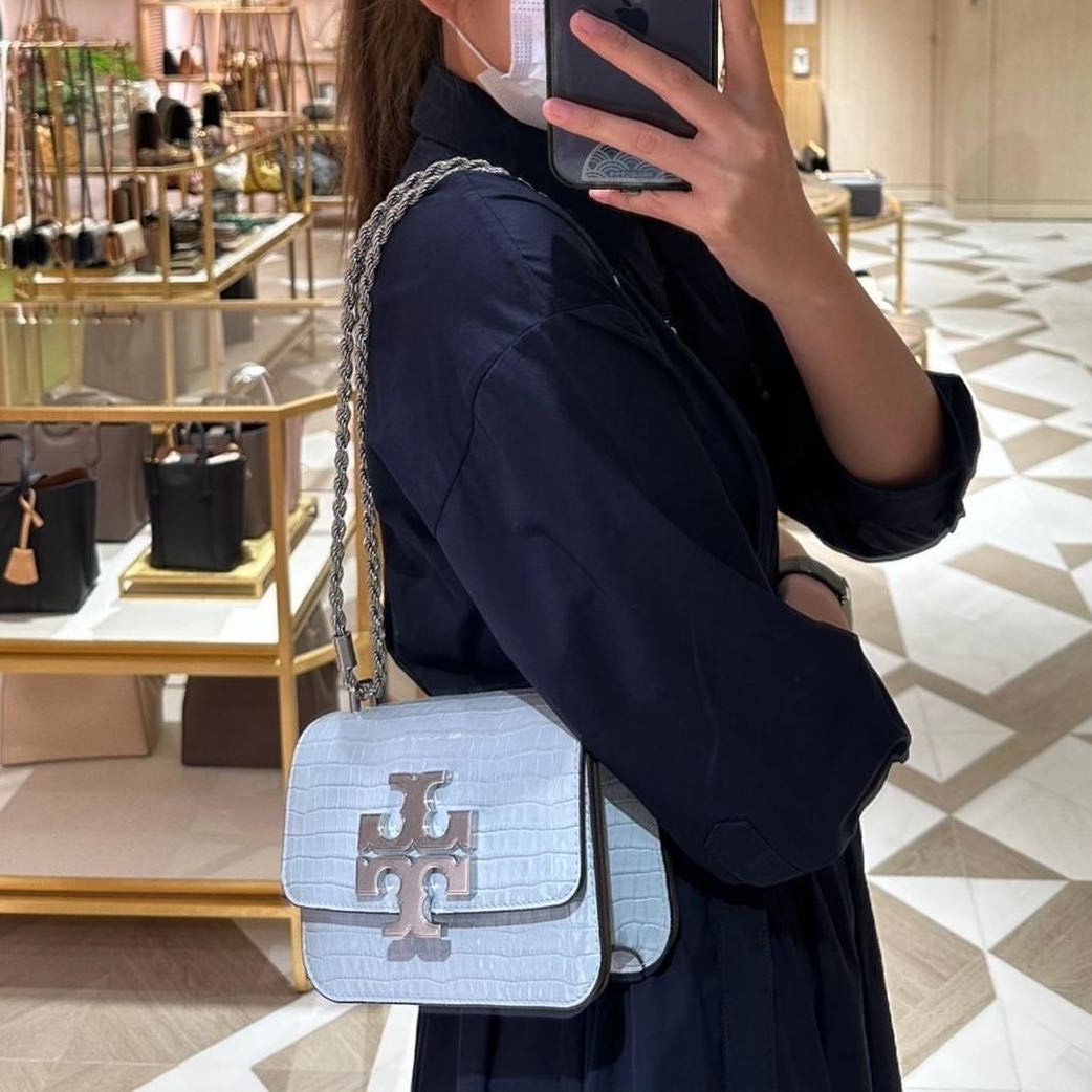 Tory Burch Eleanor Small Bag in Blue