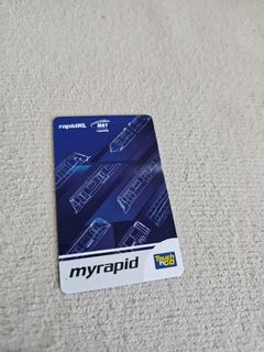 Touch N Go non-NFC Card MyRapidKL Kuala Lumpur Malaysia Expiry 7/32 Value Inside 80MYR