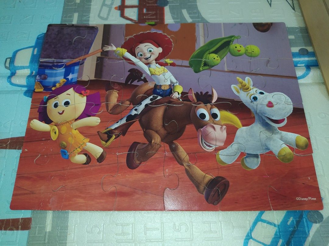 Toy Story Wooden Puzzle, Hobbies & Toys, Toys & Games on Carousell