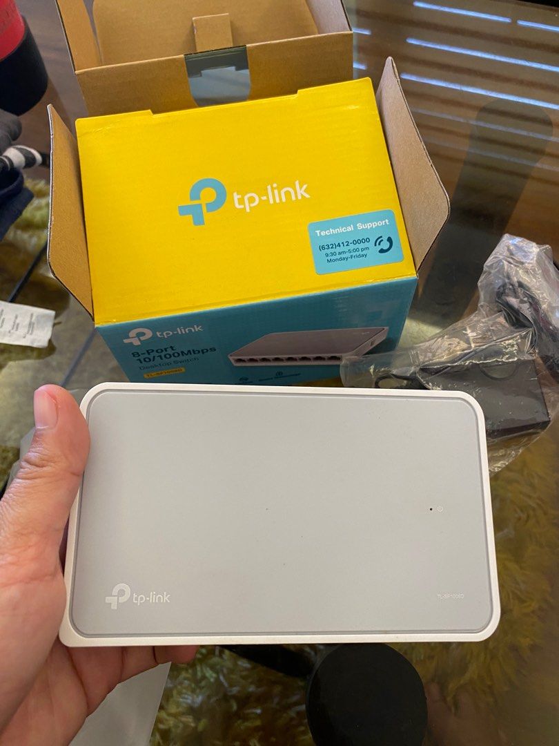 TPLINK 8-PORT 10/100 desktop switch (Category: Networking) located in Taytay. Submitted by jaslynn012 (Listing ID 1217453416, Image 3). Description: TPLINK Desktop Switch 8 Port 10/100 Mbps Nagkamali ng nabili po. Thanks .