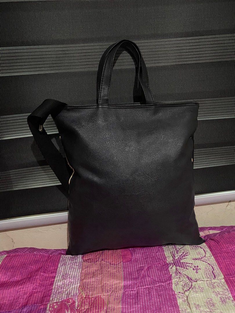 Two way document/laptop bag (Category: Laptop Bags & Sleeves) located in Legazpi City. Submitted by wearablefinds (Listing ID 1217415182, Image 2). Description: Canvas & leather material 13x14” Check photos for other details .