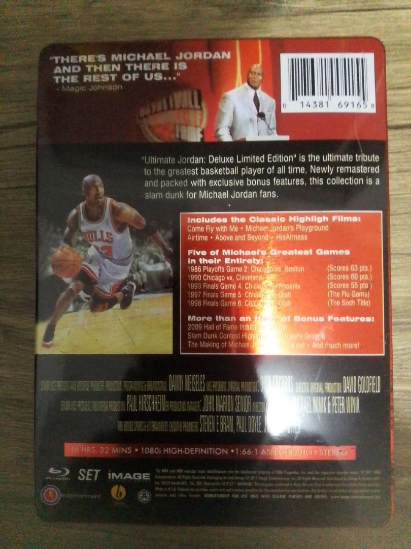 Ultimate Jordan Deluxe Limited Edition Blu-ray 8 disc set metal ...